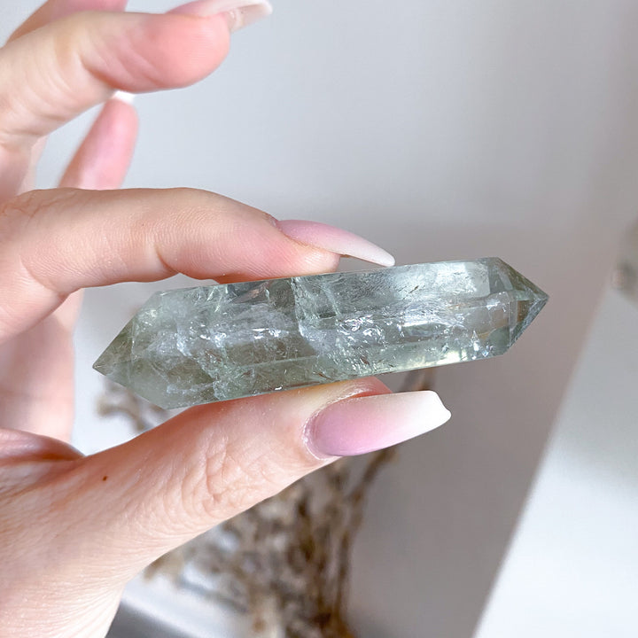 2.5" Prasiolite Double Terminated Wand #2