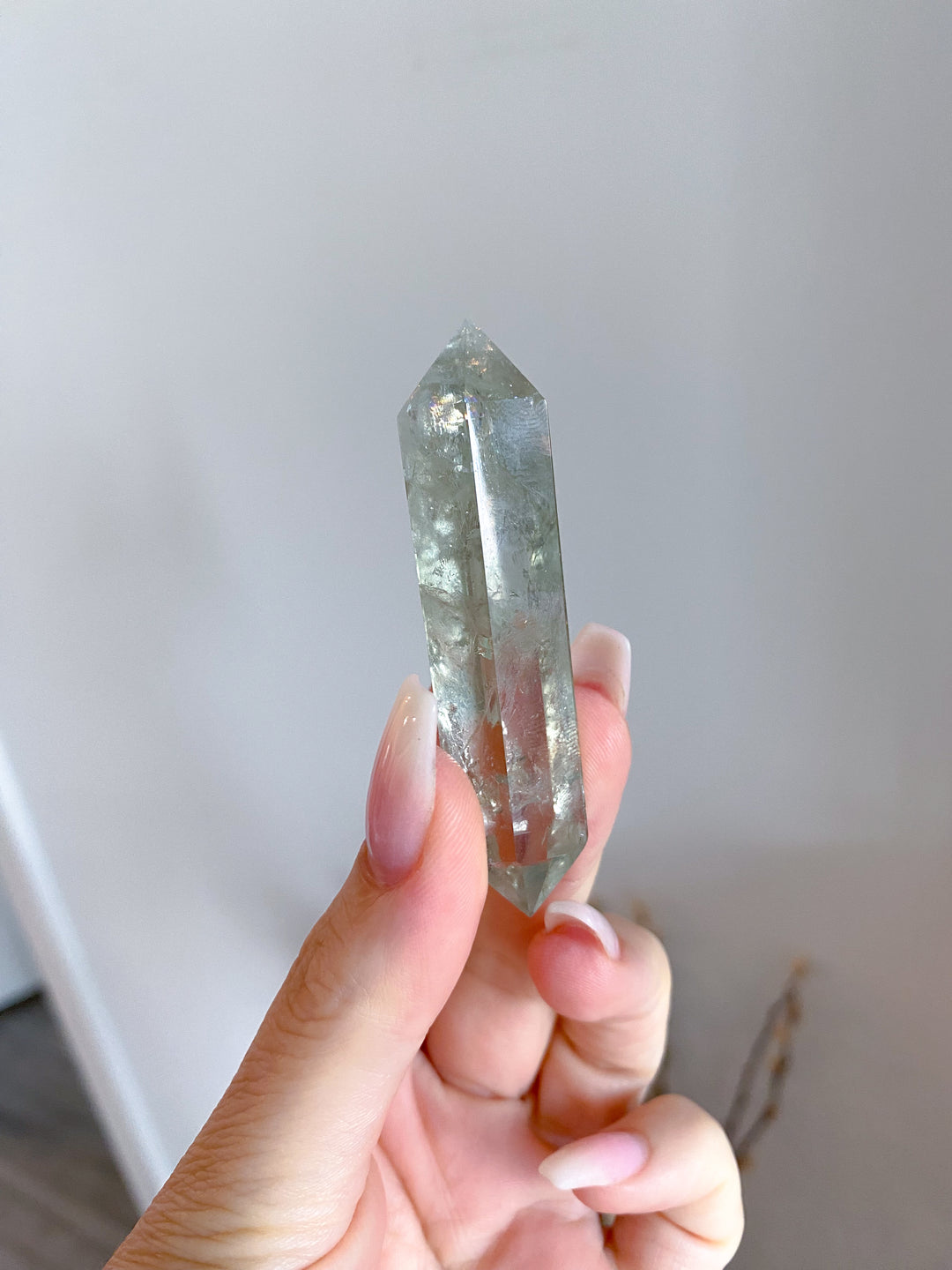 2.5" Prasiolite Double Terminated Wand #2