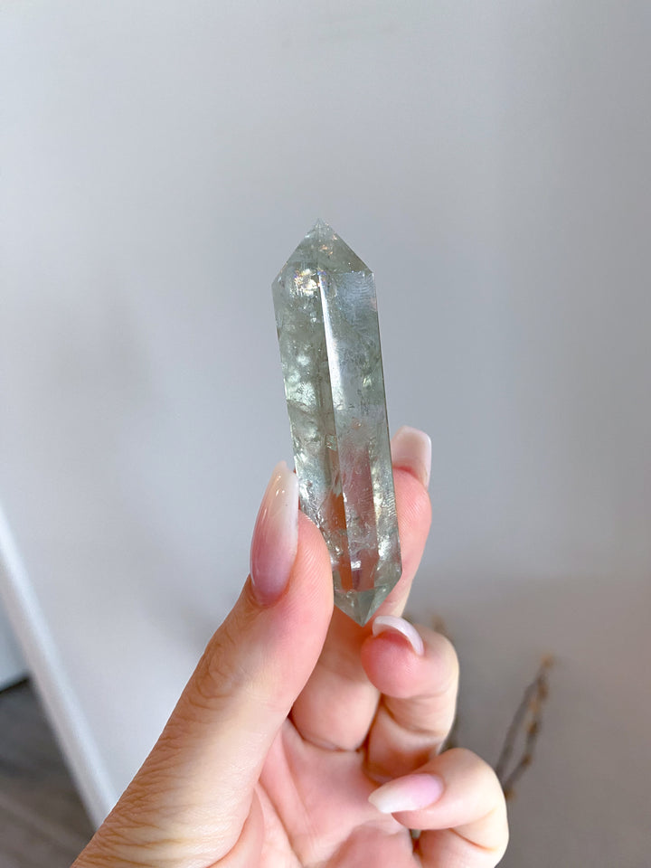2.5" Prasiolite Double Terminated Wand #2