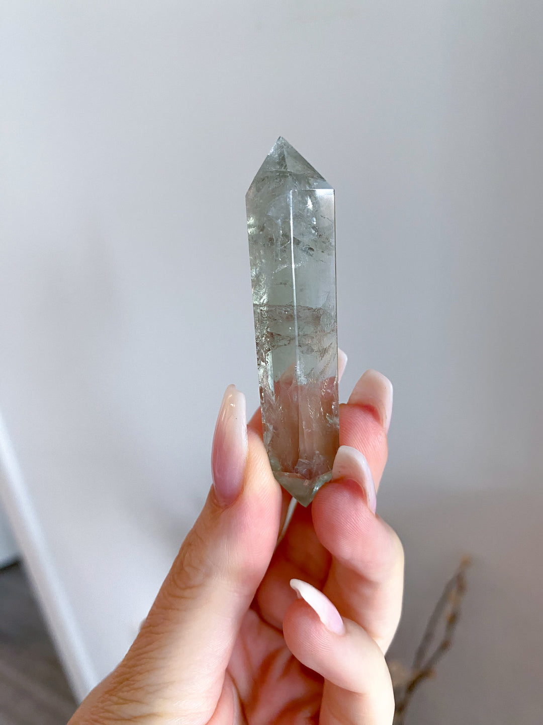 2.5" Prasiolite Double Terminated Wand #2