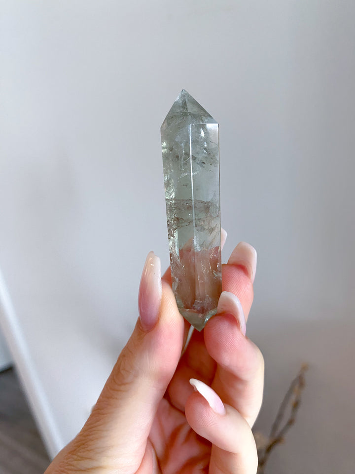 2.5" Prasiolite Double Terminated Wand #2