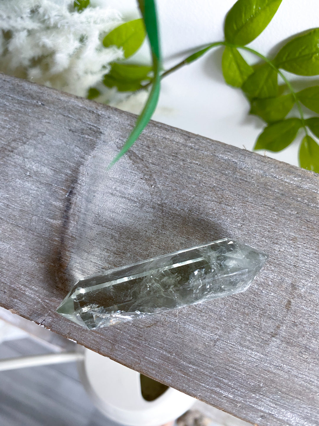 2.5" Prasiolite Double Terminated Wand #2