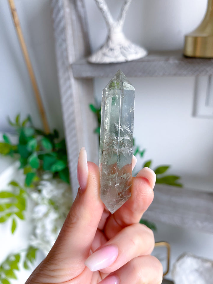 2.5" Prasiolite Double Terminated Wand #2