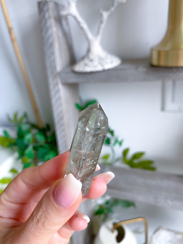 2.5" Prasiolite Double Terminated Wand #2