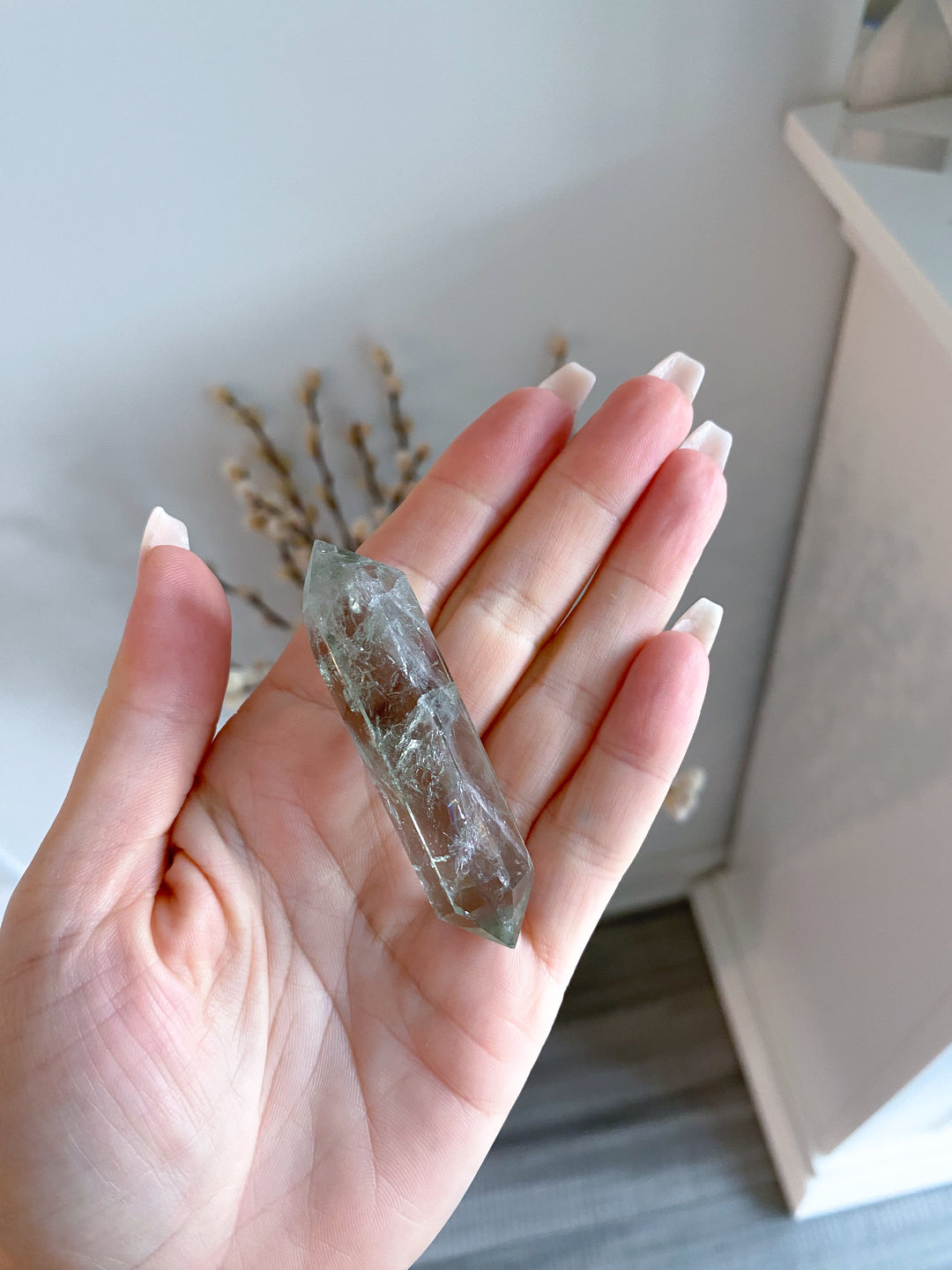 2.5" Prasiolite Double Terminated Wand #2