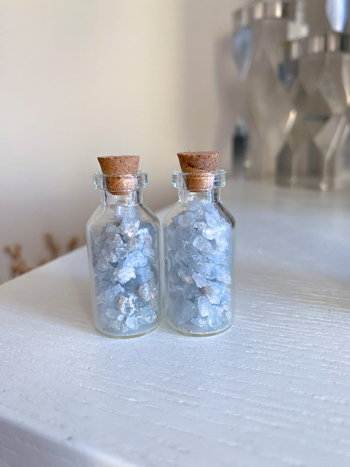 Celestite Altar Bottle