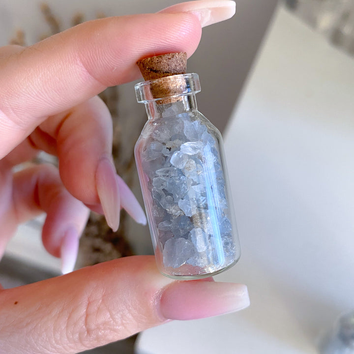 Celestite Altar Bottle