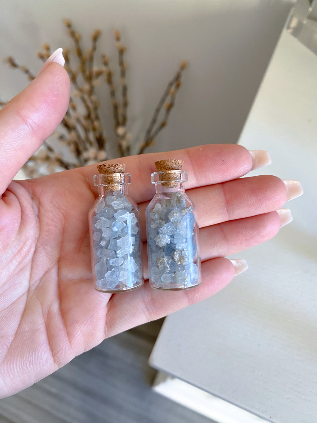 Celestite Altar Bottle