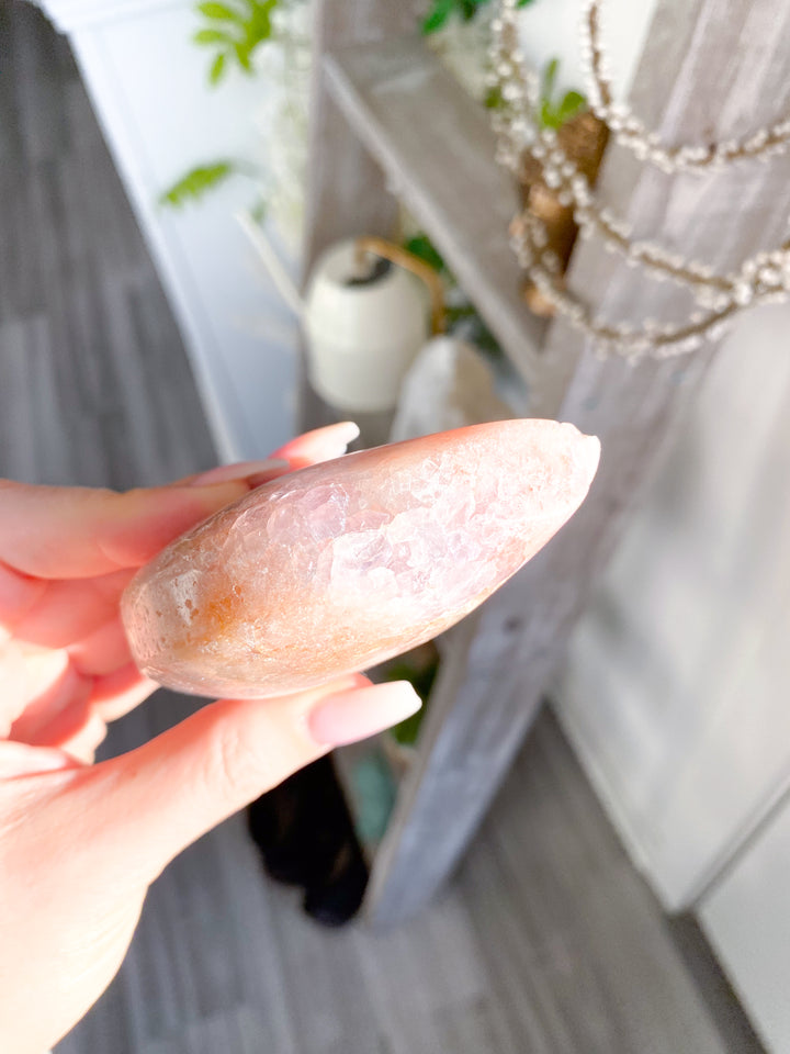 Chunky Pink Amethyst Moon - Get Exact Item