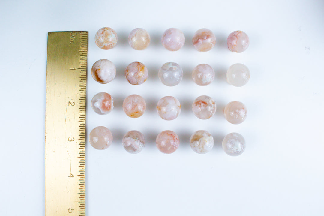 Flower Agate Mini Mushroom