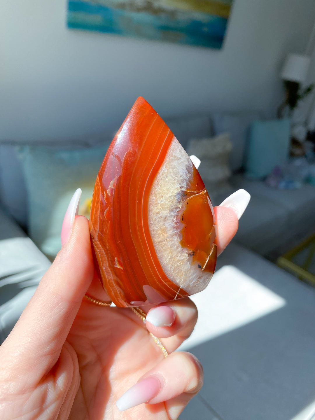 Unique Carnelian Flame #9