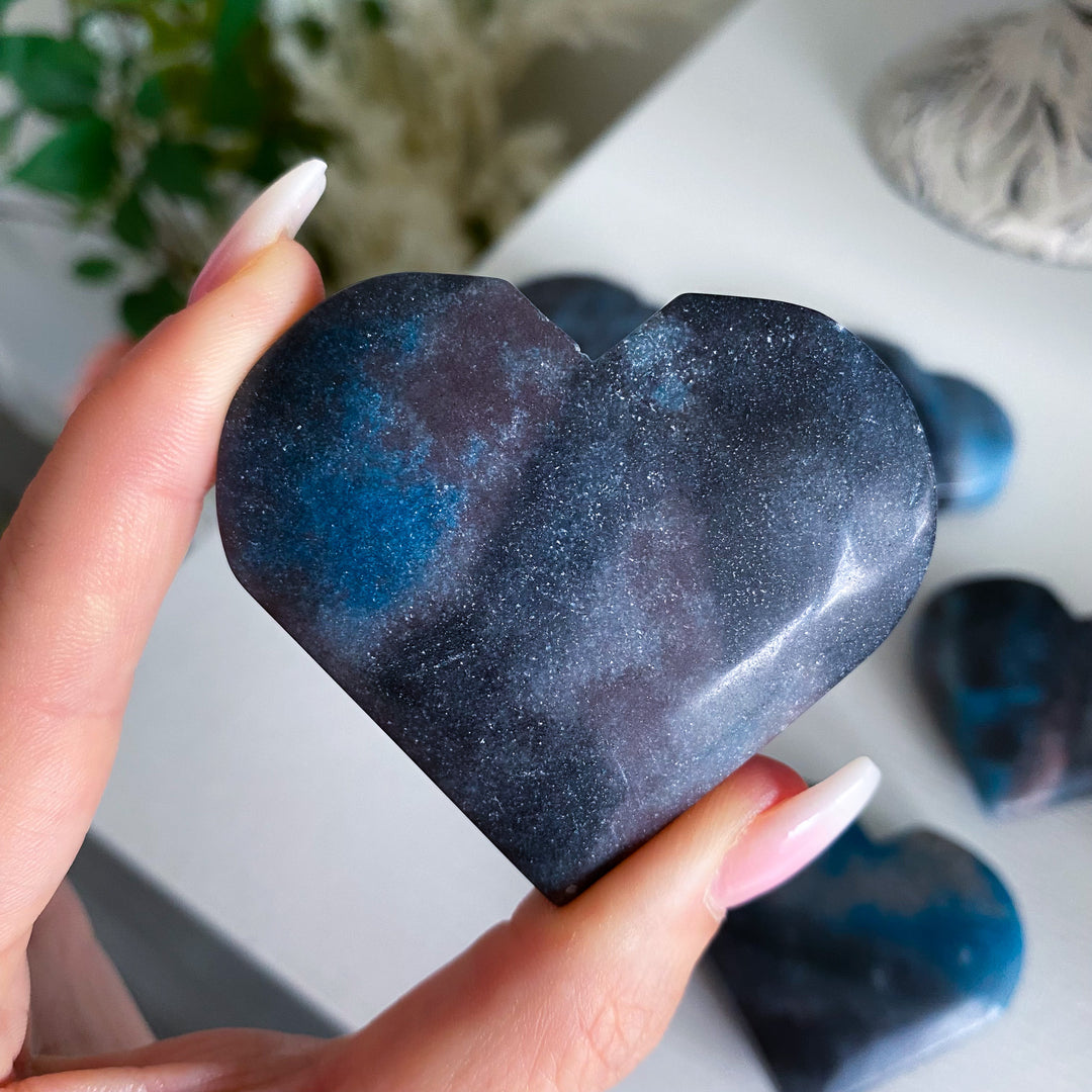 Dark Trolleite Heart Carving