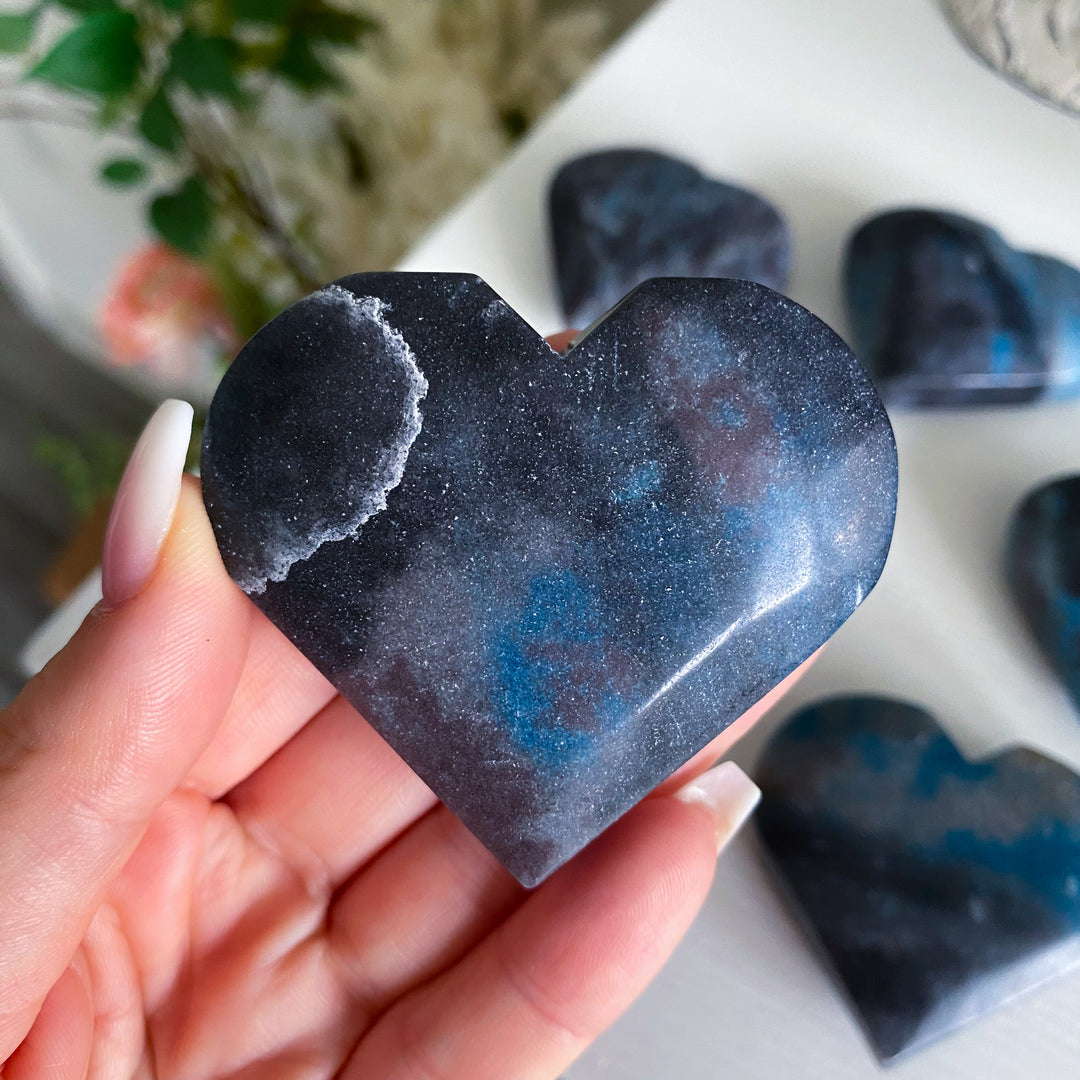 Dark Trolleite Heart Carving