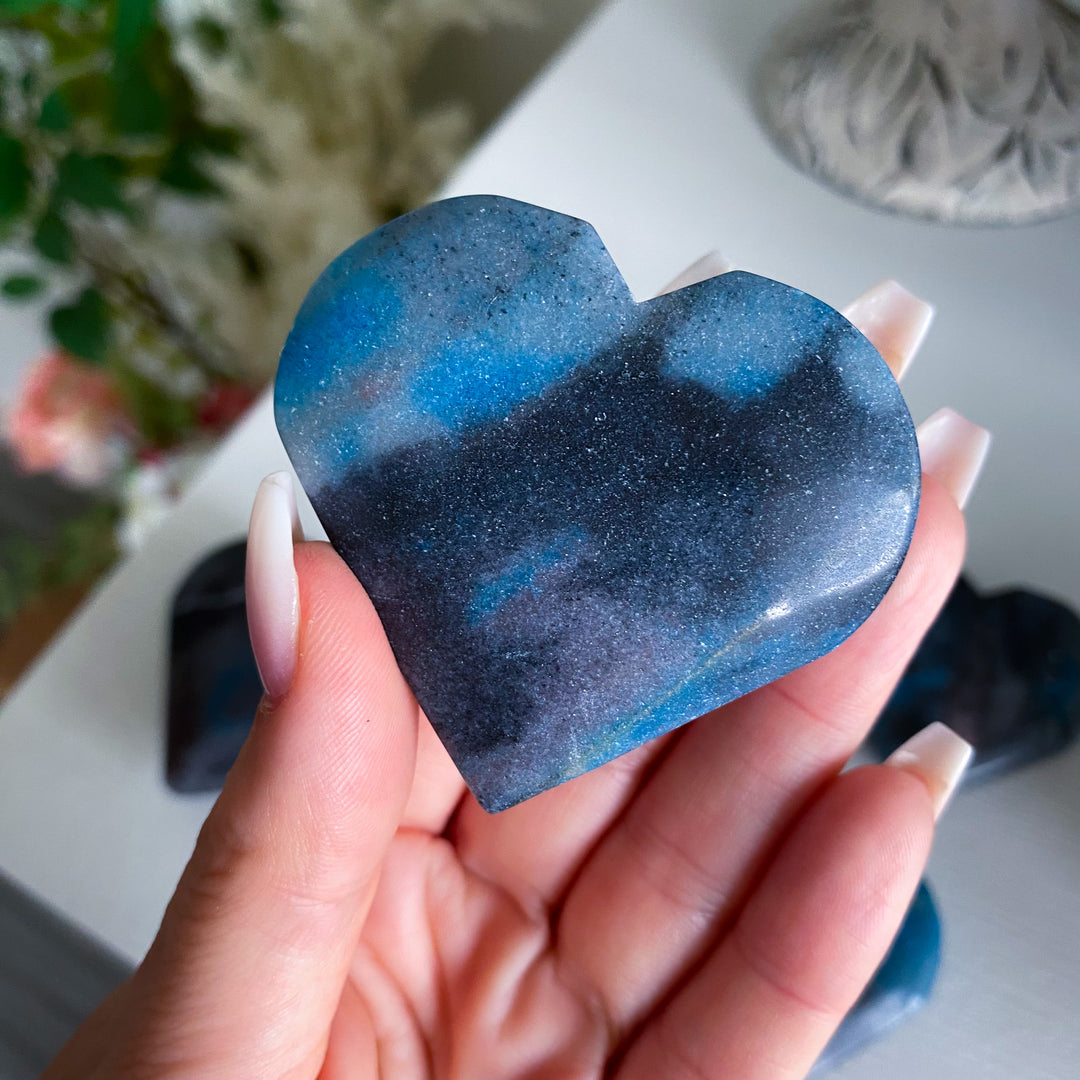 Dark Trolleite Heart Carving