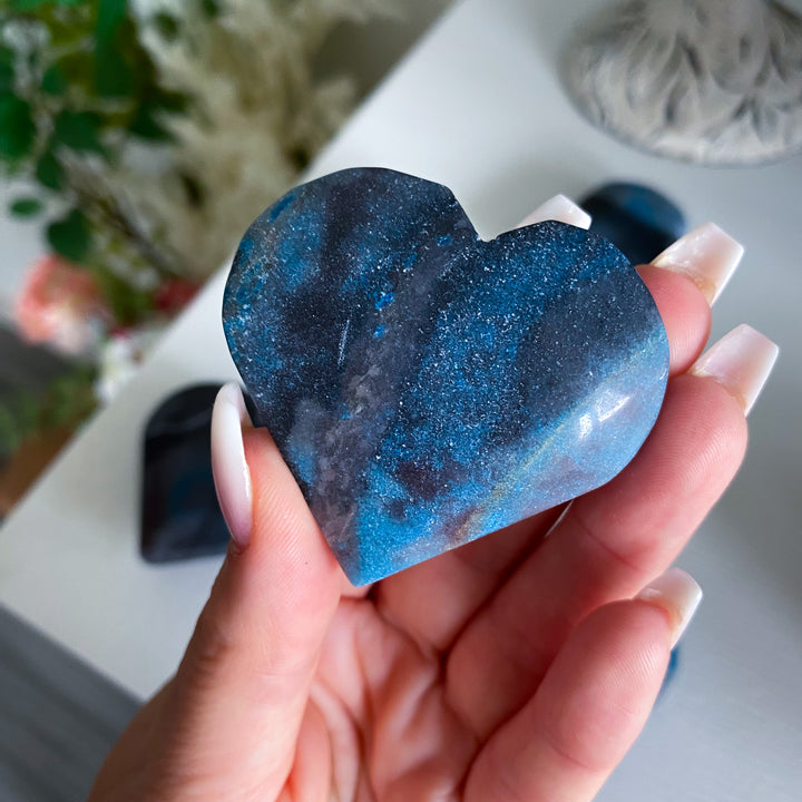 Dark Trolleite Heart Carving