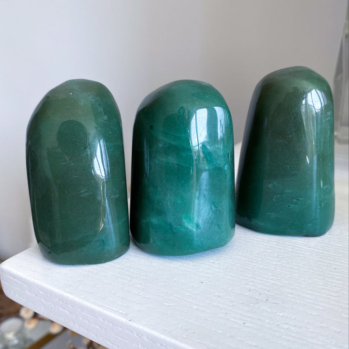 Attract Wealth: Green Aventurine Freeform