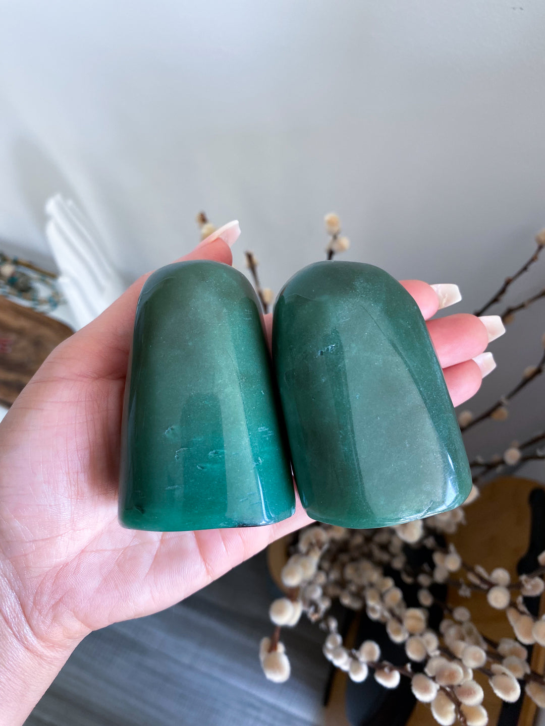 Attract Wealth: Green Aventurine Freeform