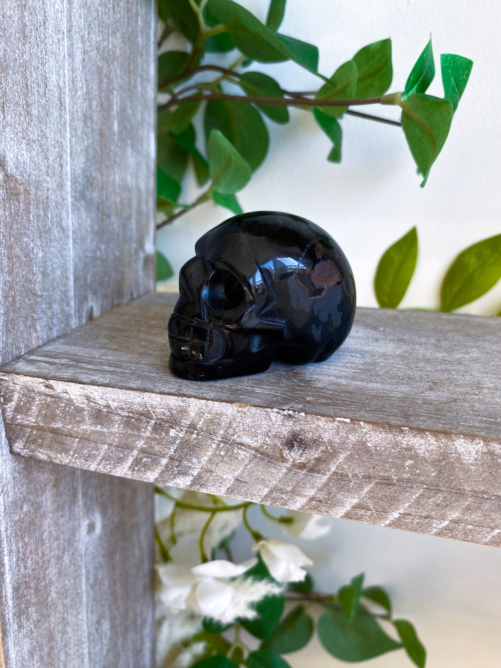 Blue Tiger Eye Skull #1