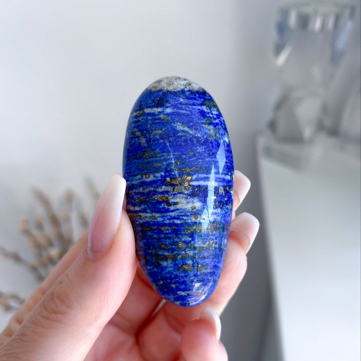 Lapis Lazuli Palm Stone #11 - Get Exact Item