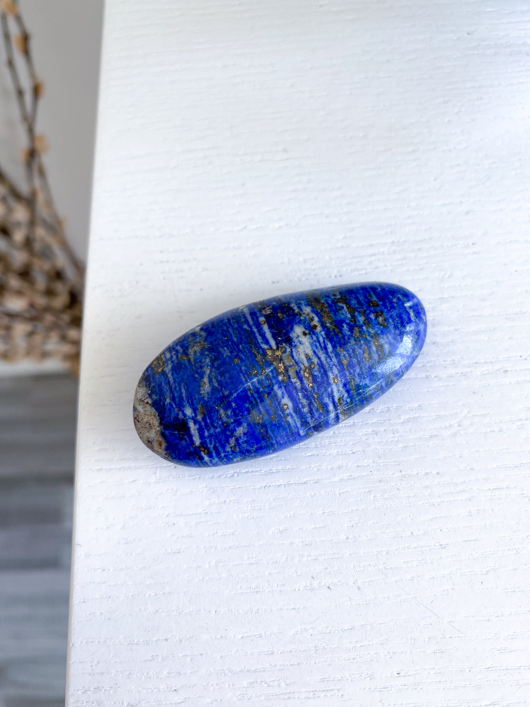 Lapis Lazuli Palm Stone #11 - Get Exact Item