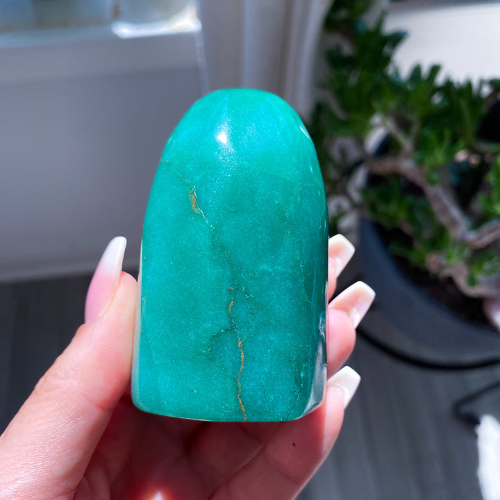 Abundance: Green Aventurine Freeform #1