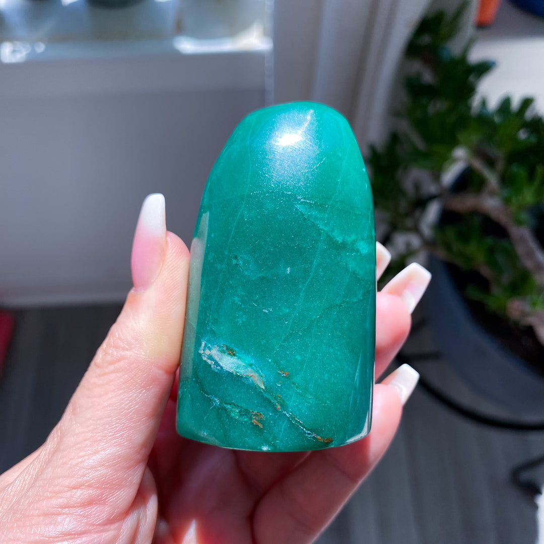 Abundance: Green Aventurine Freeform #1