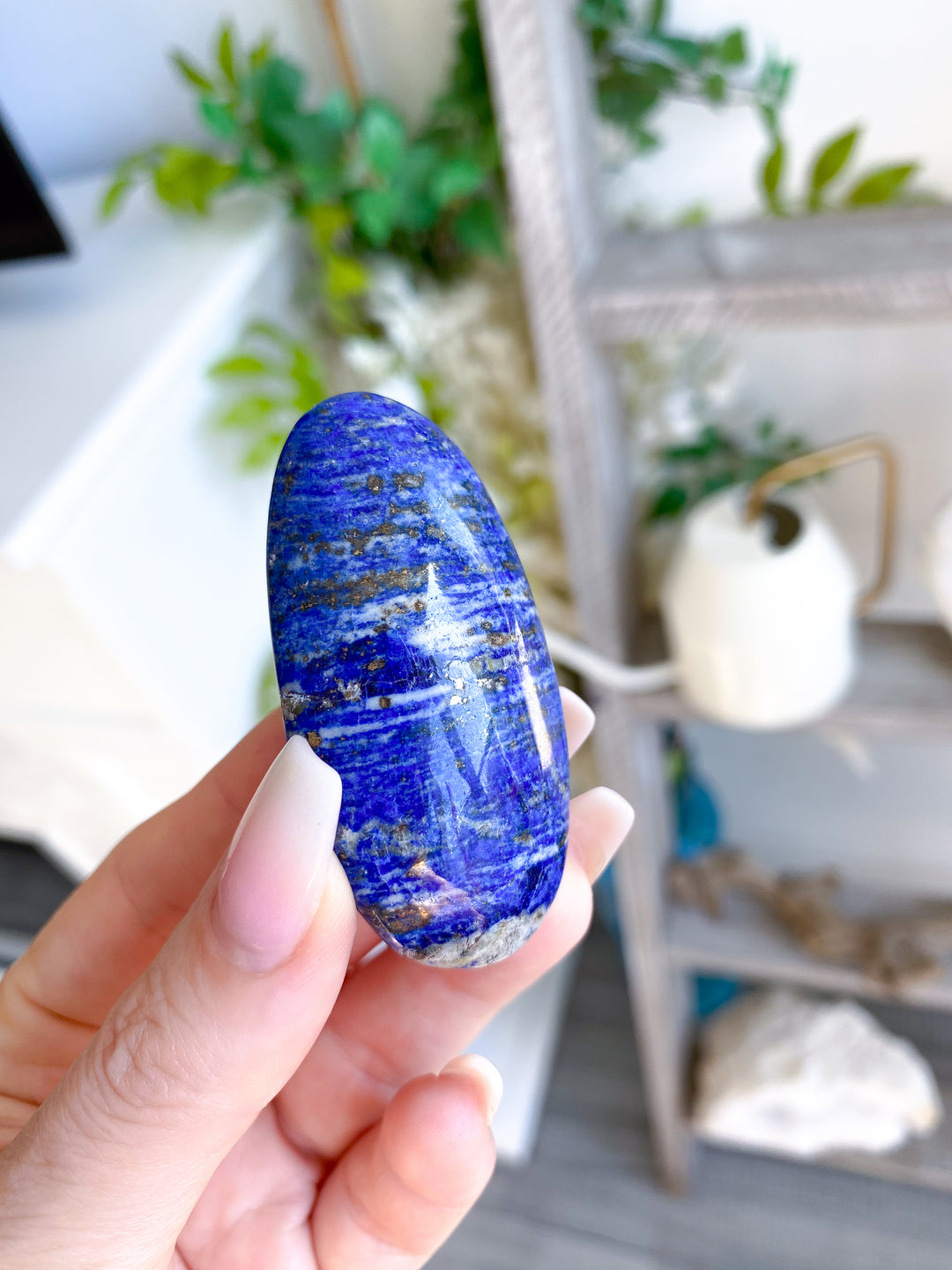 Lapis Lazuli Palm Stone #11 - Get Exact Item