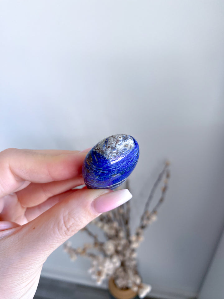 Lapis Lazuli Palm Stone #11 - Get Exact Item
