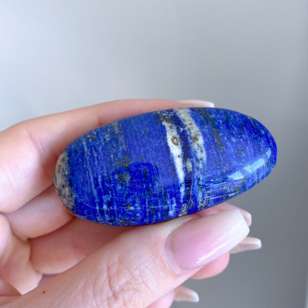 Lapis Lazuli Palm Stone #11 - Get Exact Item