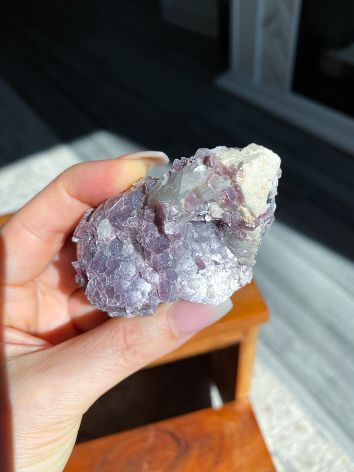Mica-rich Purple Lepidolite Chunk