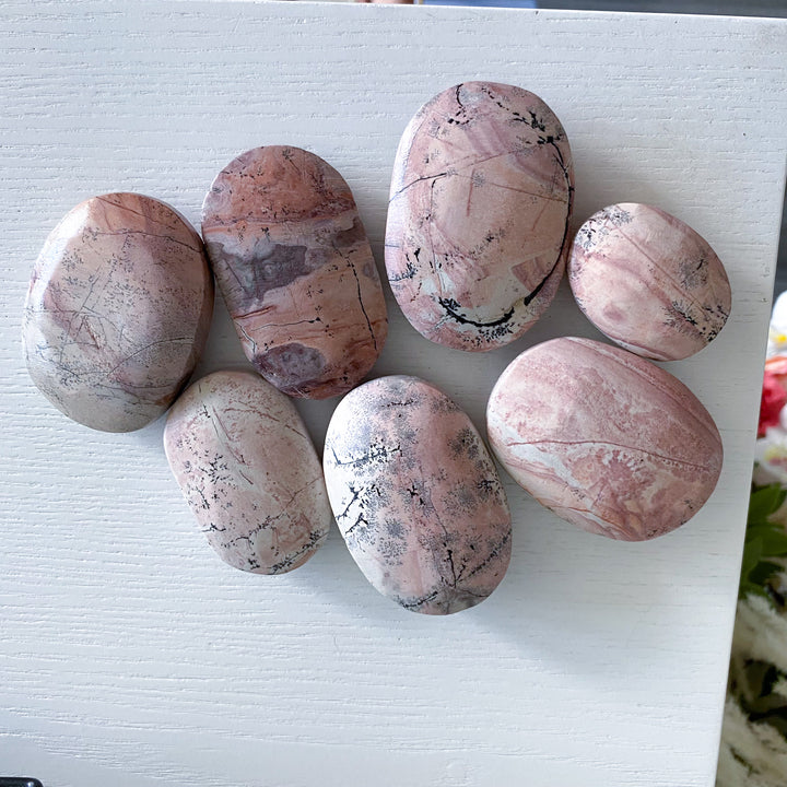 Pale Pastel Pink Picture Jasper Palm