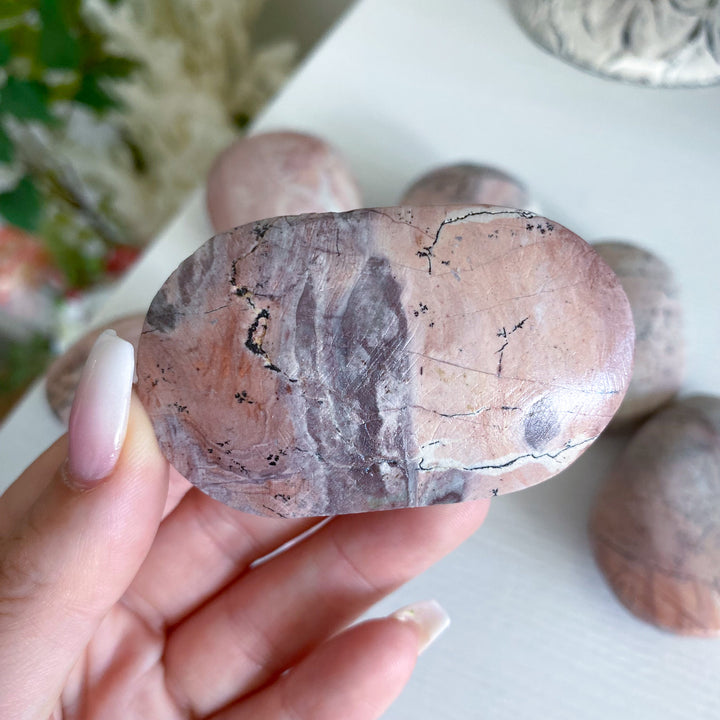 Pale Pastel Pink Picture Jasper Palm