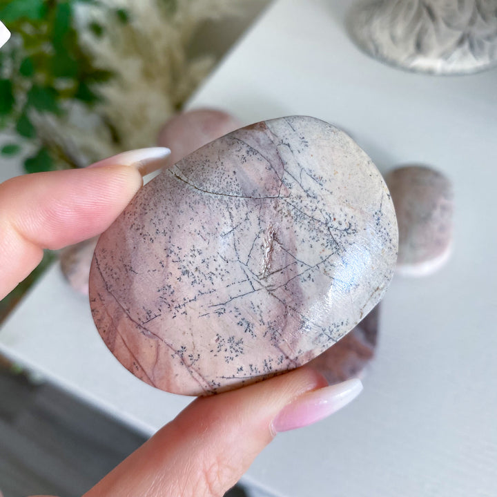 Pale Pastel Pink Picture Jasper Palm