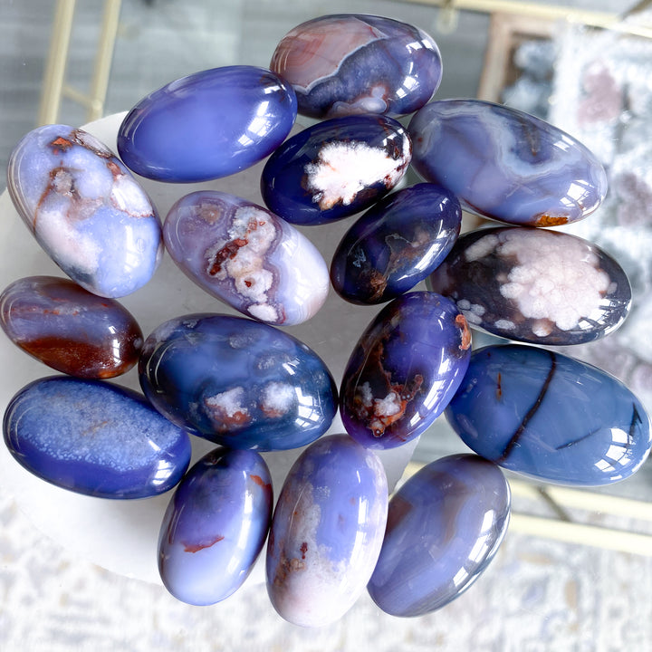 Small Blue Agate Shiva