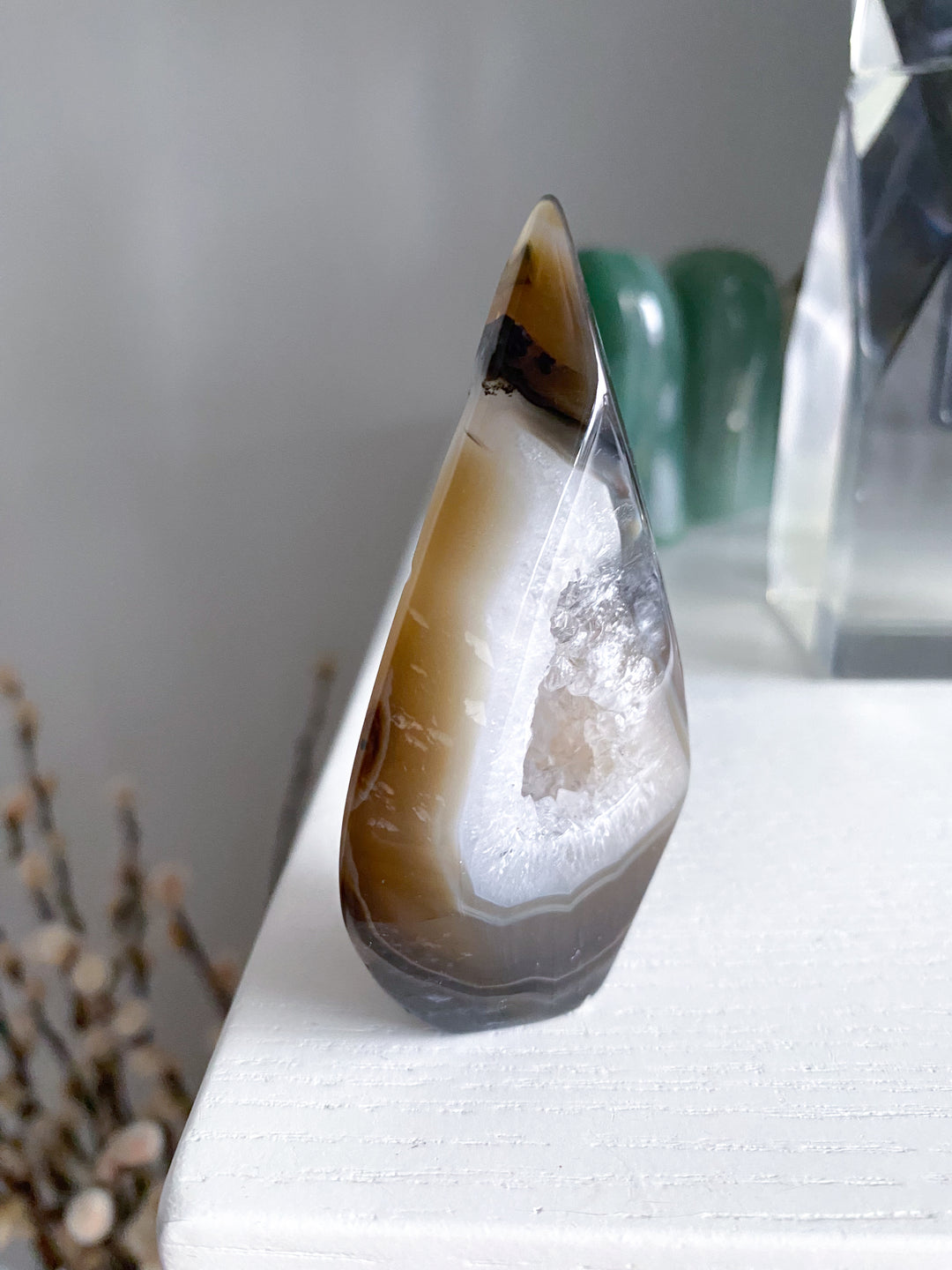 Unique Sienna Agate Flame #3
