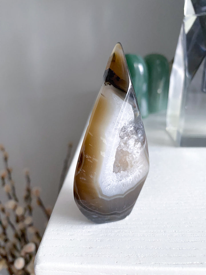 Unique Sienna Agate Flame #3
