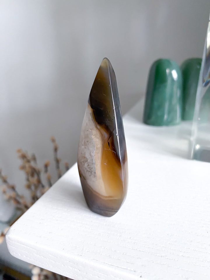 Unique Sienna Agate Flame #3