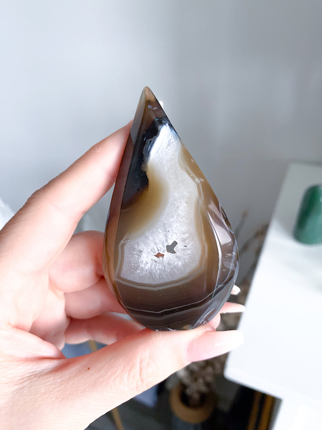 Unique Sienna Agate Flame #3