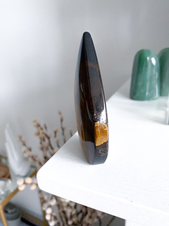 Large Blue Tiger Eye Flame #2