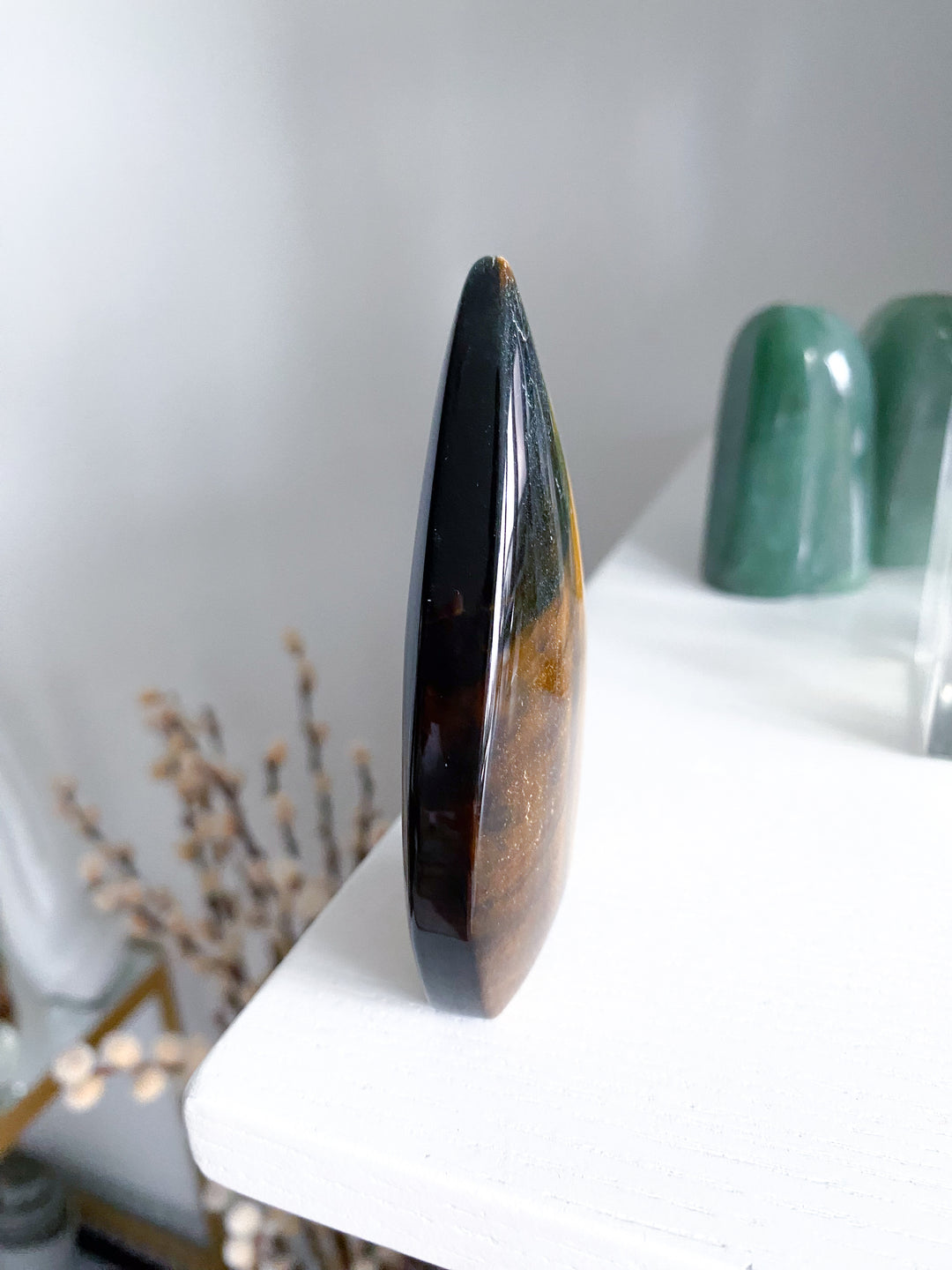 Large Blue Tiger Eye Flame #2