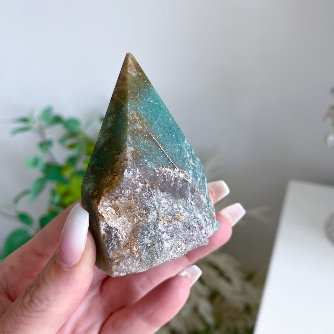 Green Aventurine Top Polish Point 
