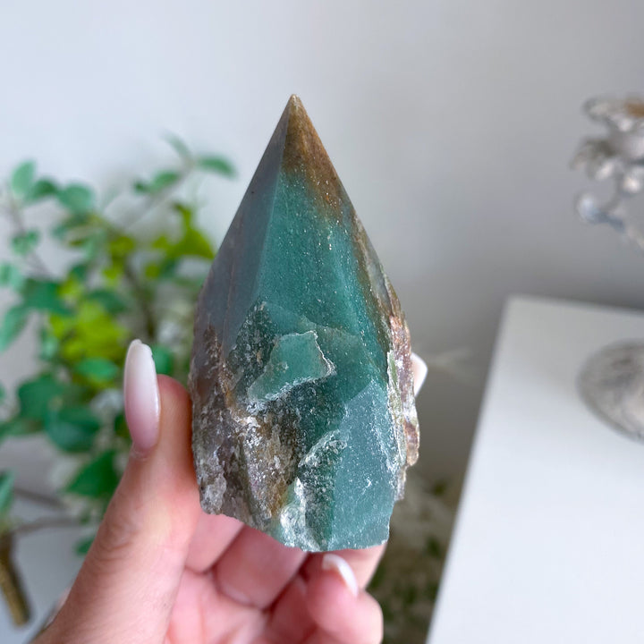 Green Aventurine Top Polish Point 