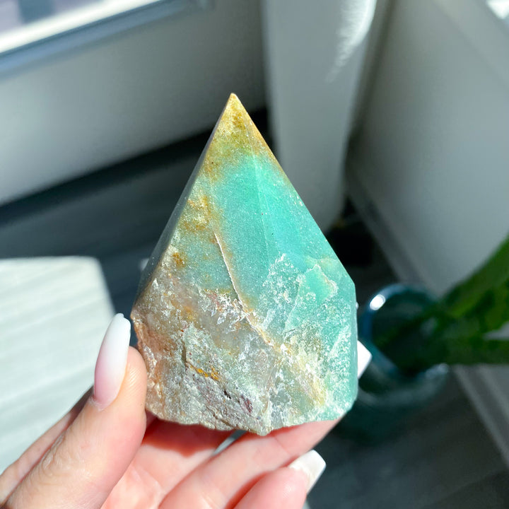Green Aventurine Top Polish Point 