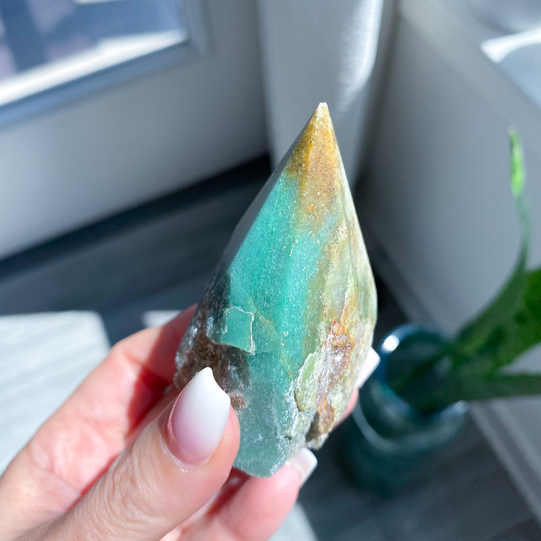 Green Aventurine Top Polish Point 