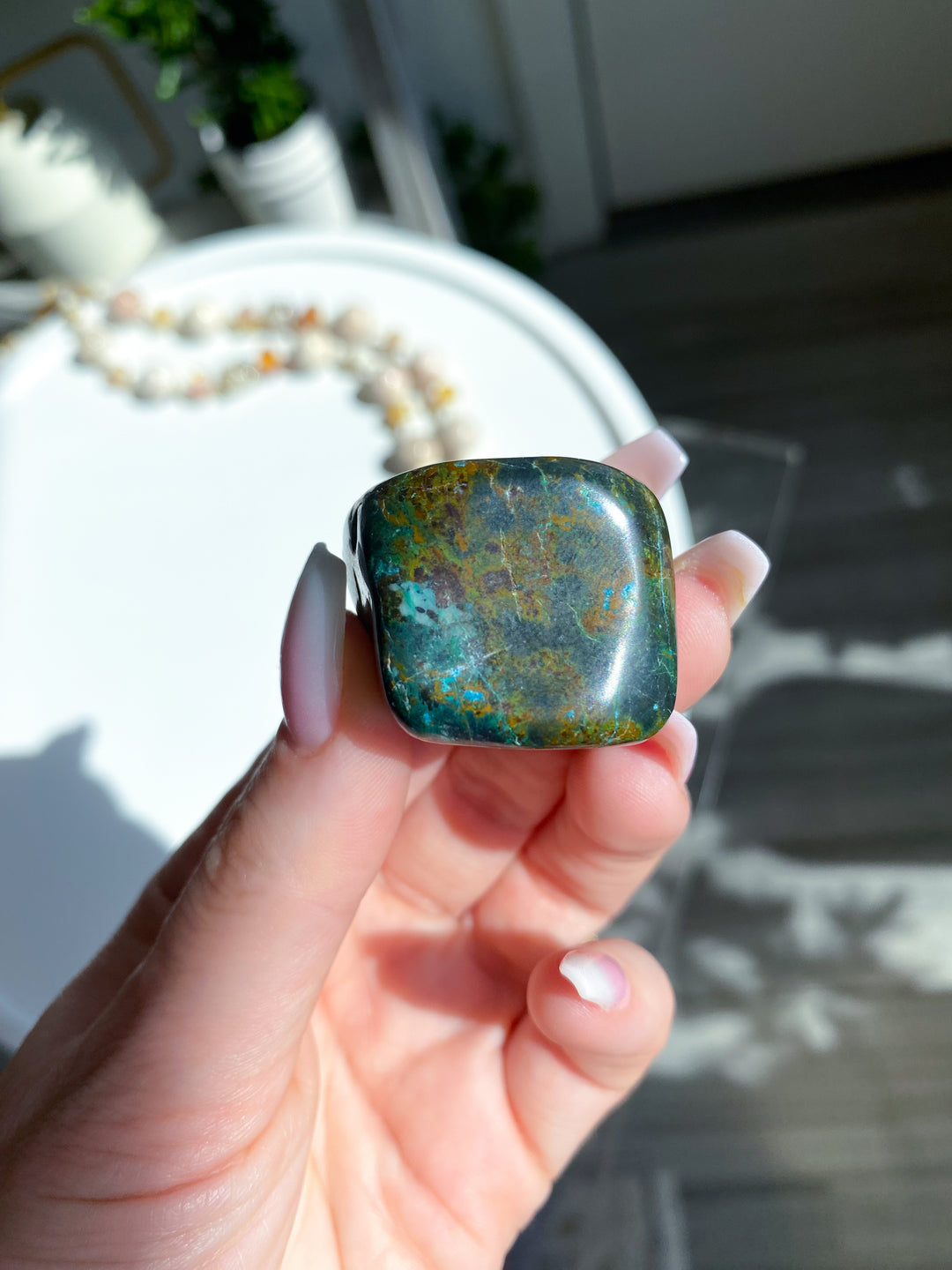 Chrysocolla Pebble Stone