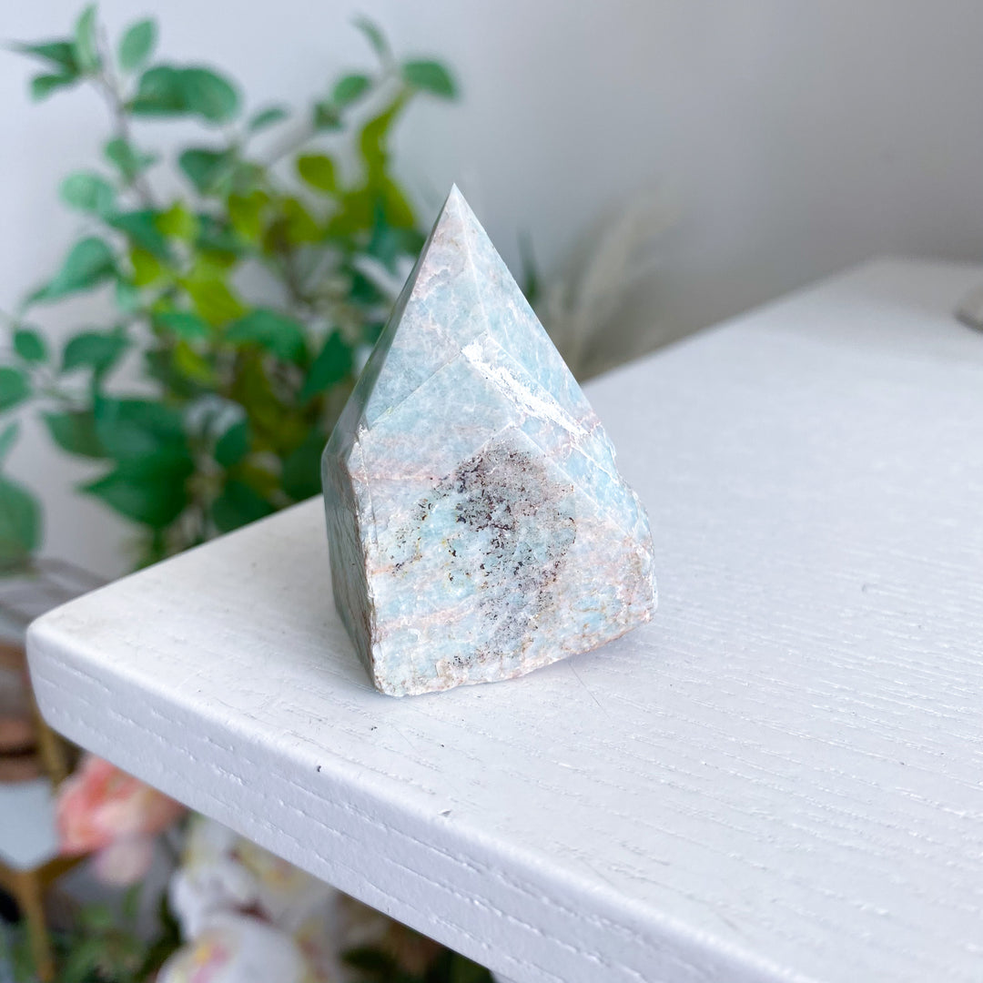 Small Inclusion Amazonite Top Polish 