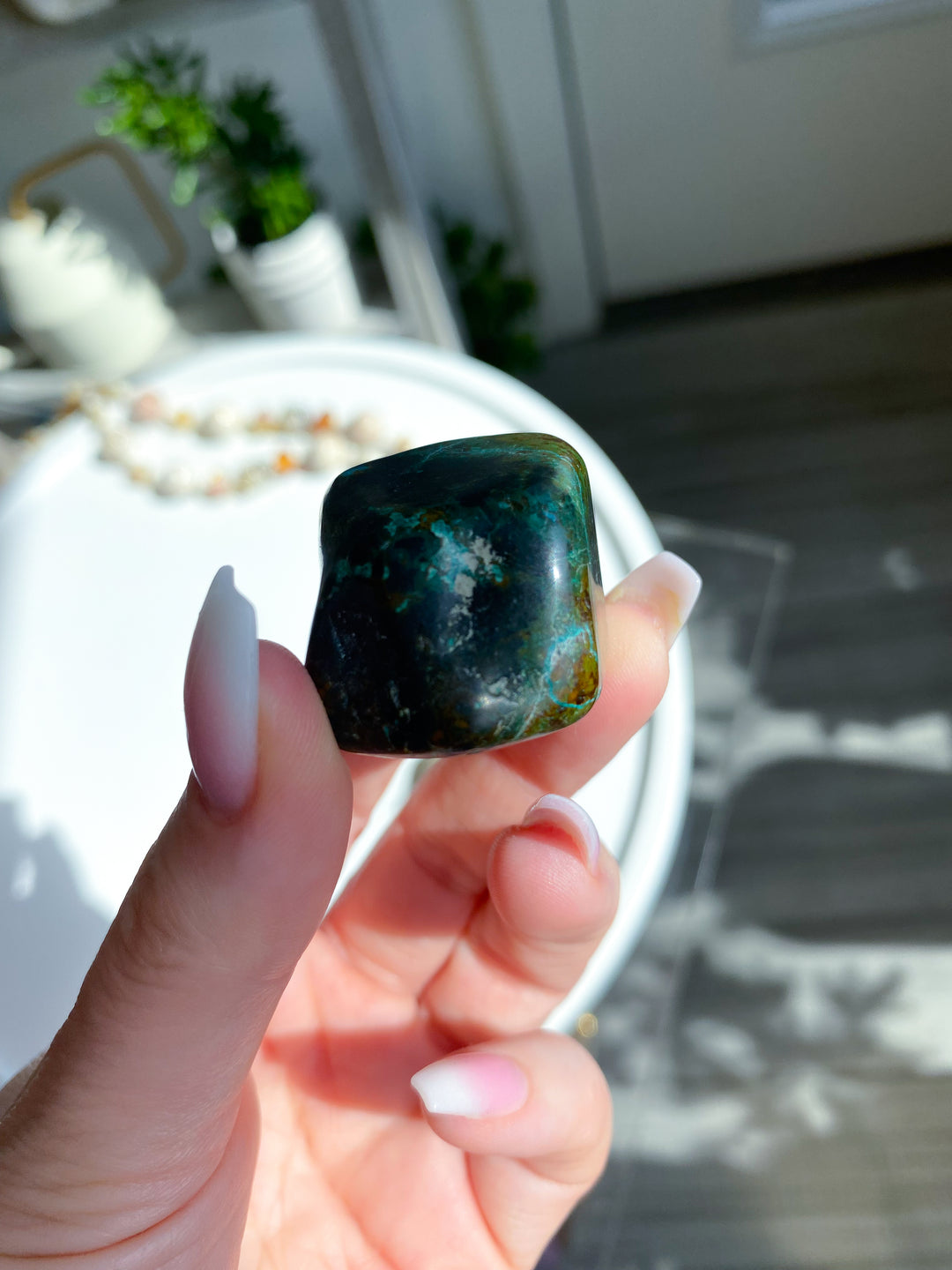 Chrysocolla Pebble Stone
