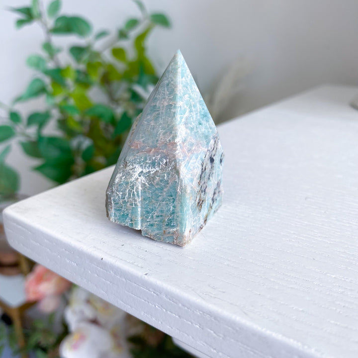 Small Inclusion Amazonite Top Polish 