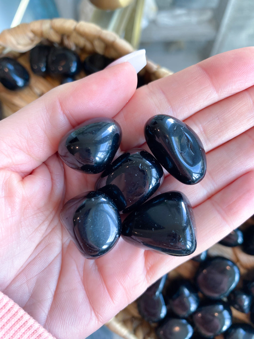 Black Obsidian Tumble