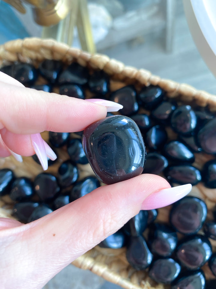 Black Obsidian Tumble